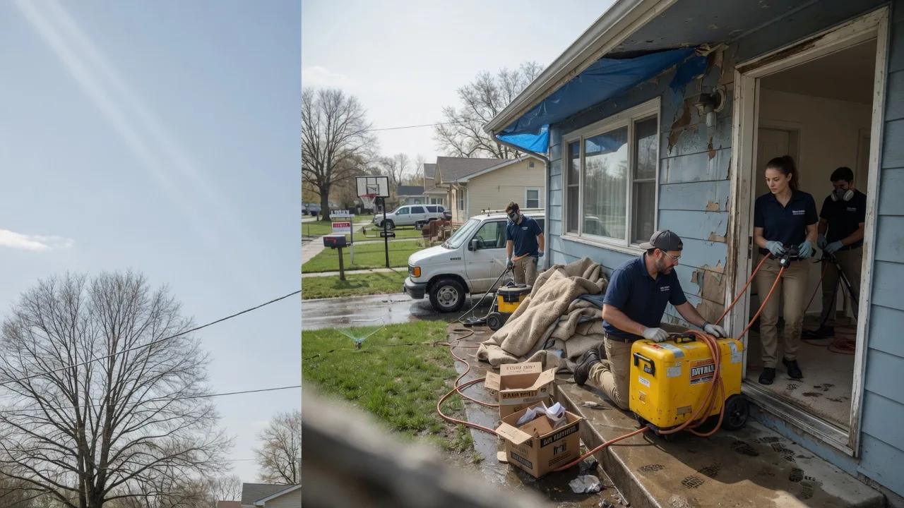 Basement Flood Cleanup in Basom, NY near me